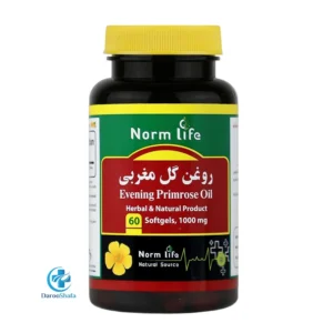 کپسول روغن گل مغربی 1000 میلی گرم نورم لایف