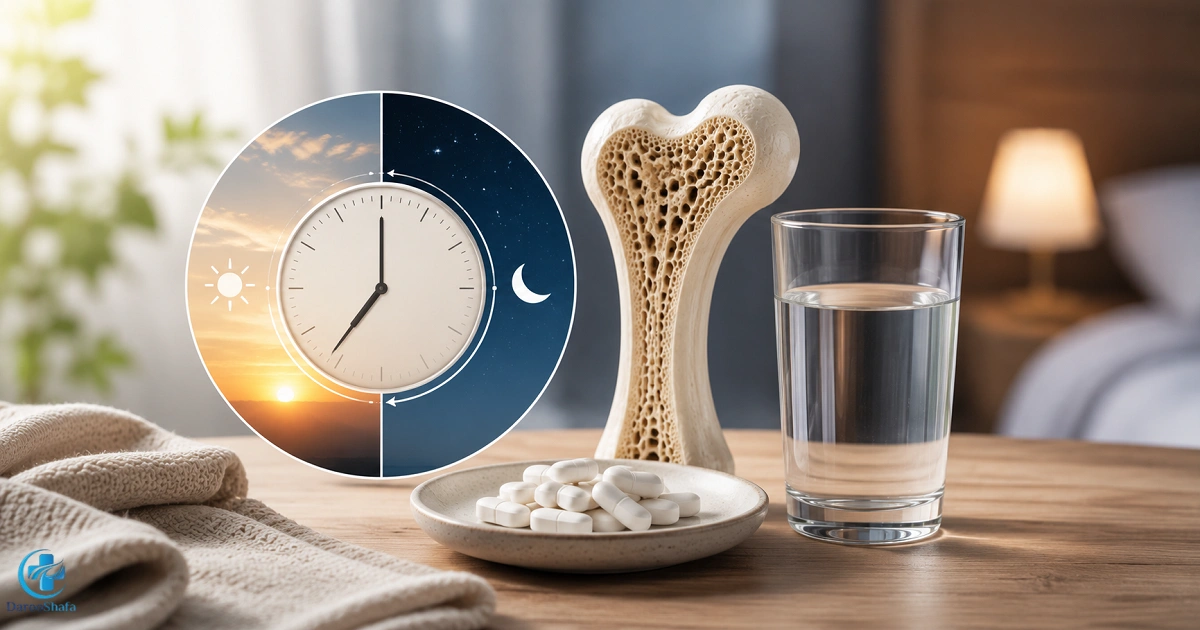 مقایسه بهترین زمان مصرف قرص کلسیم در صبح و شب برای جذب بهتر