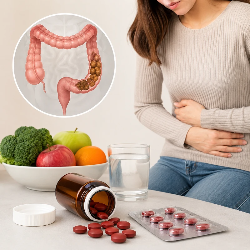 یبوست ناشی از مصرف قرص آهن و راهکارهای کاهش آن