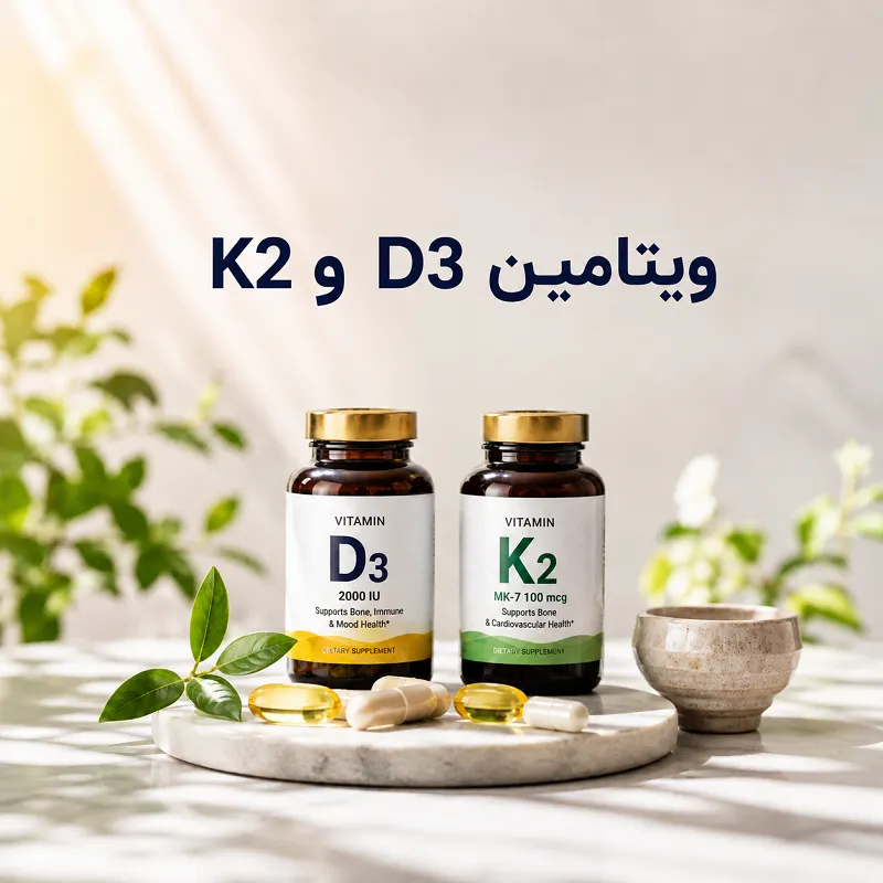 مکمل‌ های ویتامین D3 و K2 برای مصرف همزمان
