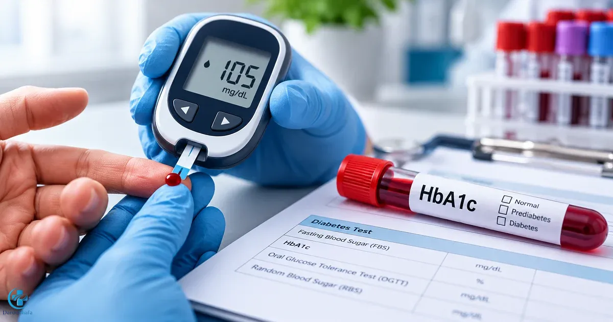 آزمایش HbA1c و قند خون برای تشخیص پیش دیابت
